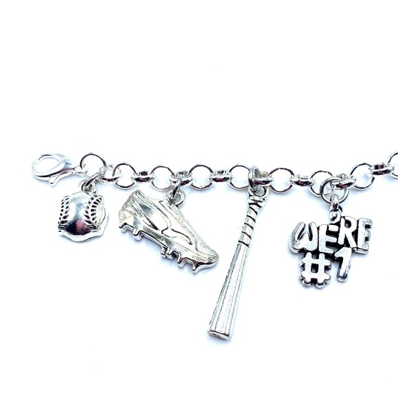 Baseball Charm Bracelet - Picture 3 of 9